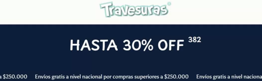 Catálogo Travesuras | Hasta 30% OFF | 2026-01-23T00:00:00.000Z - 2026-02-01T00:00:00.000Z