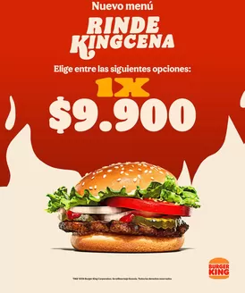 Catálogo Burger King | Rinde Kingcena | 2026-01-23T00:00:00.000Z - 2026-01-31T00:00:00.000Z