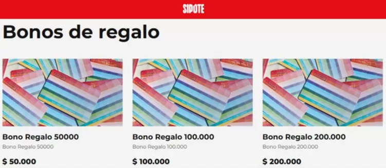 Catálogo Sipote | Bonos de Regalo | 2026-01-23T00:00:00.000Z - 2026-02-28T00:00:00.000Z
