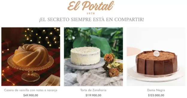 Catálogo Repostería El Portal | El secreto siempre està en compartir | 2026-01-23T00:00:00.000Z - 2026-02-08T00:00:00.000Z