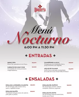 Catálogo Restaurante La Boquería | Menu Restaurante La Boquería | 2026-01-26T00:00:00.000Z - 2026-03-31T00:00:00.000Z