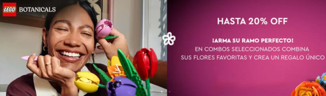 Catálogo LEGO en Cali | Hasta 20% OFF Arma su Ramo Perfecto | 2026-01-27T00:00:00.000Z - 2026-02-14T00:00:00.000Z