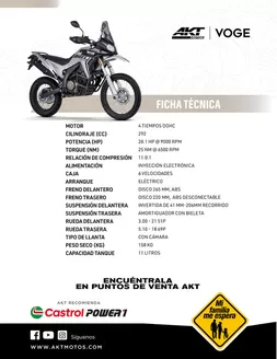 Catálogo AKT en Barbosa | Ficha tecnica rally 300 | 2026-01-27T00:00:00.000Z - 2026-02-10T00:00:00.000Z