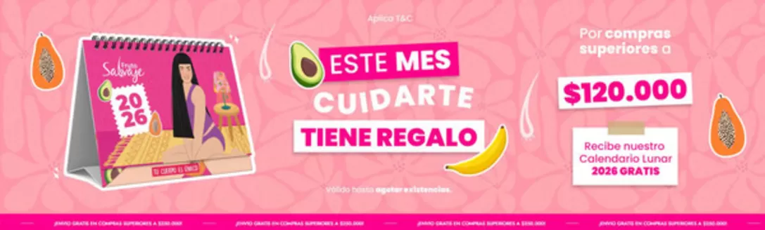 Catálogo Fruto Salvaje | Por compras superiores a $120,000 recibe nuestro Calendario Lunar 2026 | 2026-01-28T00:00:00.000Z - 2026-01-31T00:00:00.000Z