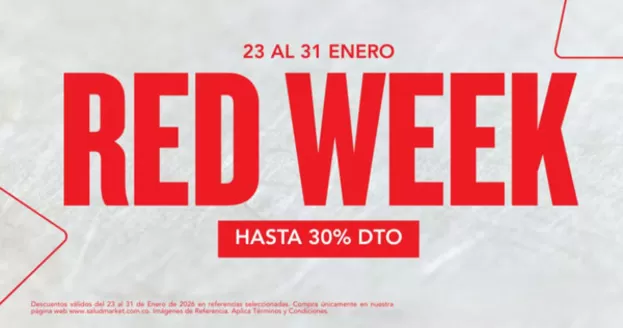 Catálogo Salud Market en Argelia Popayán | Red Week Hasta 30% OFF | 2026-01-28T00:00:00.000Z - 2026-01-31T00:00:00.000Z