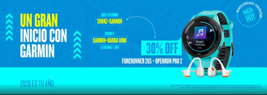 Catálogo Garmin en Valdivia | 30% OFF, Un gran inicio con Garmin | 2026-01-29T00:00:00.000Z - 2026-01-31T00:00:00.000Z