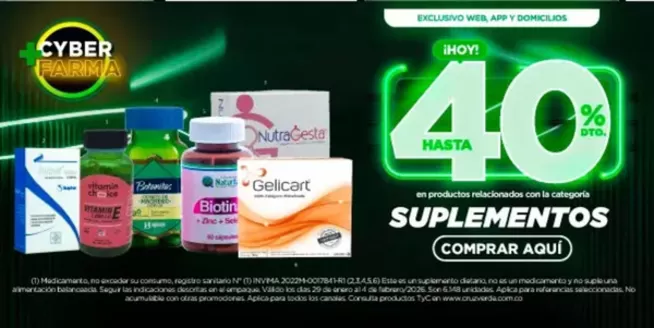 Catálogo Cruz verde en La Calera | Ofertas principales y descuentos | 2026-01-29T00:00:00.000Z - 2026-02-04T00:00:00.000Z