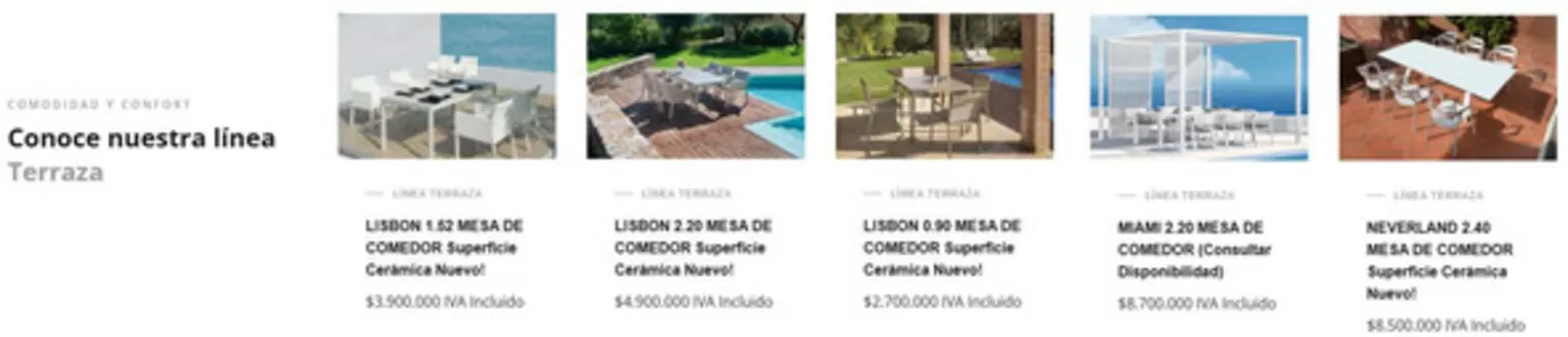 Catálogo Artica en Bogotá | Conoce nuestra línea Terraza & Sofás | 2026-01-29T00:00:00.000Z - 2026-02-28T00:00:00.000Z