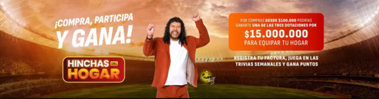 Catálogo Imusa | Haz parte de Hinchas del Hogar $15.000.000 | 2026-01-29T00:00:00.000Z - 2026-02-08T00:00:00.000Z