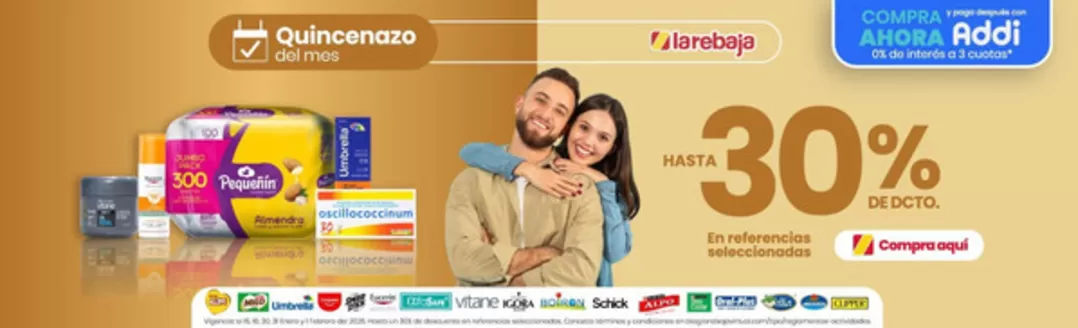 Catálogo La Rebaja en La Calera | Ofertas La Rebaja | 2026-01-15T00:00:00.000Z - 2026-02-01T00:00:00.000Z