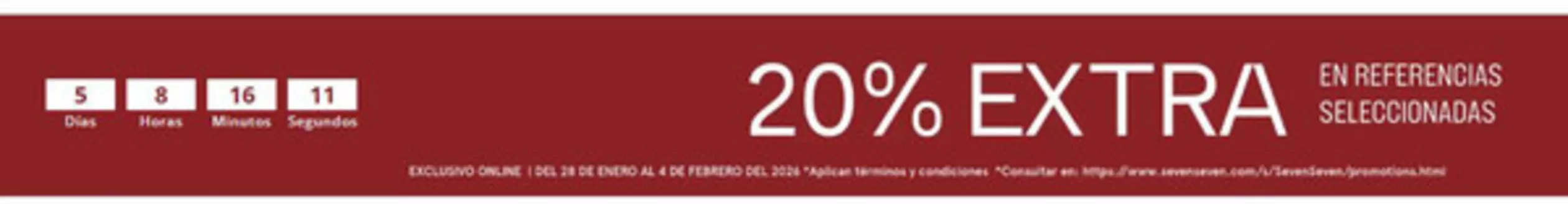 Catálogo Seven Seven en Barrancas | 20% OFF Extra en Referencias Seleccionadas | 2026-01-30T00:00:00.000Z - 2026-02-04T00:00:00.000Z