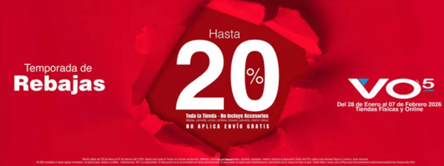 Catálogo VO5 en Venadillo | Rebajas 20% OFF | 2026-01-30T00:00:00.000Z - 2026-02-07T00:00:00.000Z