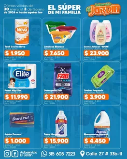 Catálogo Autoservicio El Jardín en San Sebastián de Buenavista | Ofertas Autoservicio El Jardí­n | 2026-01-30T00:00:00.000Z - 2026-02-03T00:00:00.000Z
