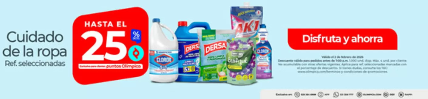 Catálogo Olímpica en Bucaramanga | Gangas exclusivas | 2026-02-02T00:00:00.000Z - 2026-02-02T00:00:00.000Z