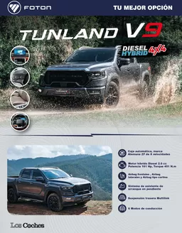 Catálogo Los Coches en Chía | Los Coches Foton - Ficha tecnica Foton Tunland V9 Los Coches 2025 | 2026-01-01T00:00:00.000Z - 2026-12-31T00:00:00.000Z