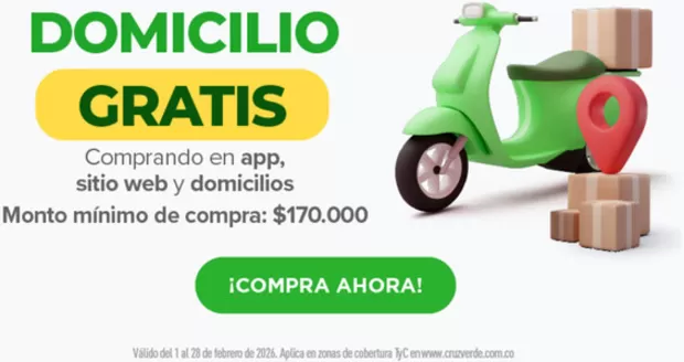 Catálogo Cruz verde en Pereira | Ofertas principales y descuentos | 2026-02-01T00:00:00.000Z - 2026-02-28T00:00:00.000Z