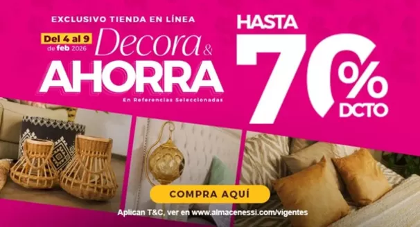 Catálogo Almacenes Sí en Cúcuta | Ofertas principales para todos los clientes | 2026-02-04T00:00:00.000Z - 2026-02-09T00:00:00.000Z