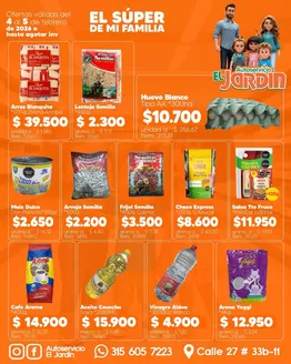 Catálogo Autoservicio El Jardín en Planeta Rica | Ofertas Autoservicio El Jardí­n | 2026-02-04T00:00:00.000Z - 2026-02-05T00:00:00.000Z
