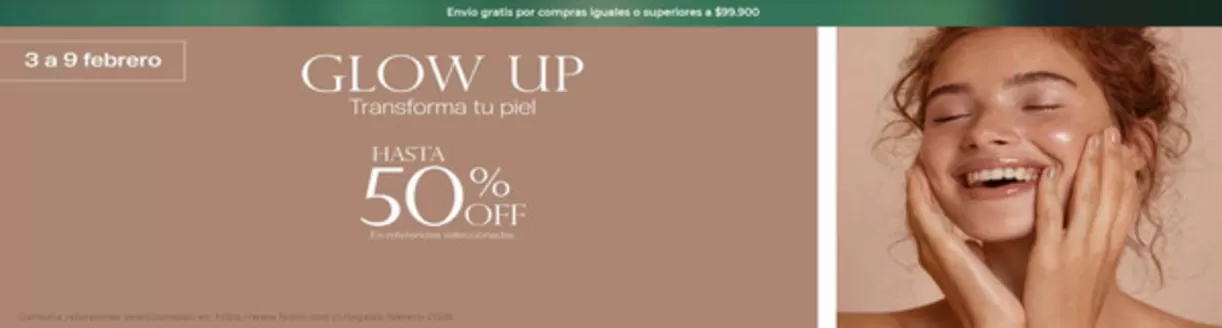 Catálogo Fedco en Pereira | Glow Up Transforma tu Piel Hasta 50% OFF | 2026-02-05T00:00:00.000Z - 2026-02-09T00:00:00.000Z