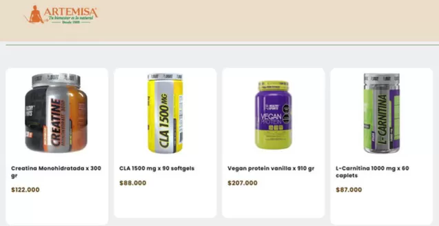 Catálogo Artemisa en Barranquilla | Precio Especial para Suplementación deportiva | 2026-02-05T00:00:00.000Z - 2026-02-19T00:00:00.000Z