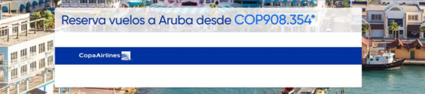 Catálogo Copa Airlines en Cúcuta | Tarifas para vuelos a Aruba | 2026-02-05T00:00:00.000Z - 2026-02-15T00:00:00.000Z