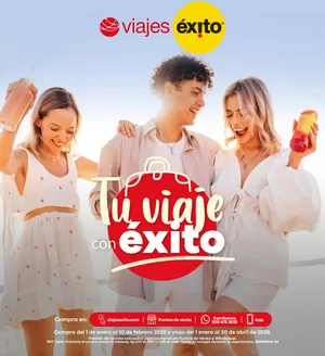 Catálogo Viajes Éxito en Cúcuta | Catalogo Tu Viajes con Éxito  | 2026-02-05T00:00:00.000Z - 2026-02-10T00:00:00.000Z