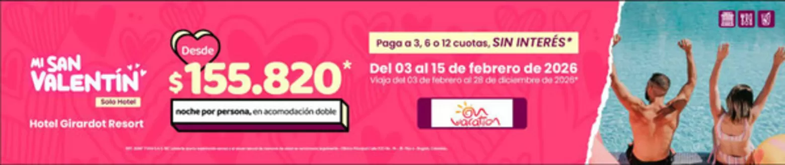 Catálogo On Vacation | Mi San Valentin | 2026-02-05T00:00:00.000Z - 2026-02-15T00:00:00.000Z