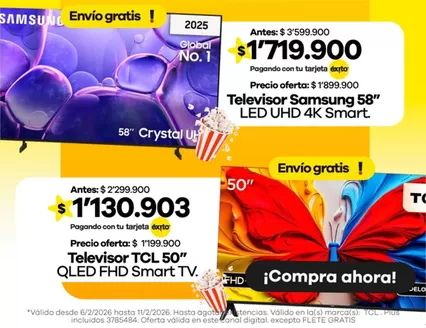 Catálogo Éxito | Ofertas Éxito | 2026-02-06T00:00:00.000Z - 2026-02-11T00:00:00.000Z