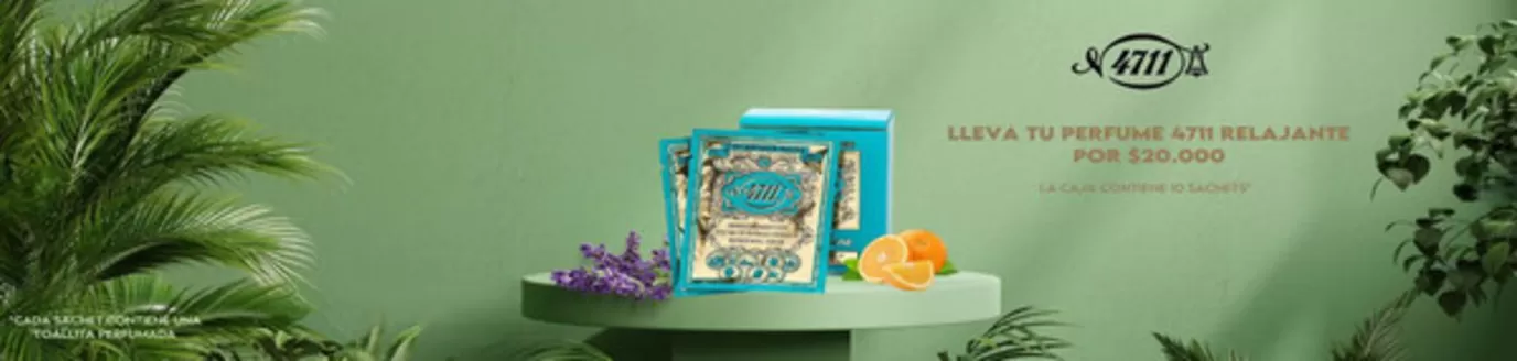 Catálogo Fedco en Bello | Lleva tu Perfume 4711 Relajante por $20.000 | 2026-02-10T00:00:00.000Z - 2026-04-30T00:00:00.000Z