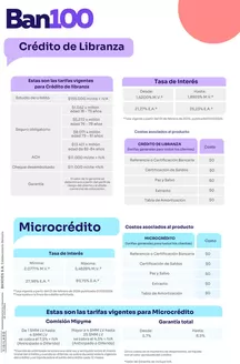 Catálogo Ban100 en Plato | Tasa y Tarifas 2026 | 2026-02-11T00:00:00.000Z - 2026-12-31T00:00:00.000Z