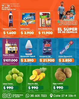 Catálogo Autoservicio El Jardín en Bogotá | Ofertas Autoservicio El Jardí­n | 2026-02-11T00:00:00.000Z - 2026-02-12T00:00:00.000Z