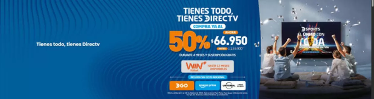 Catálogo DirecTV en Barranquilla | Tienes Todo, Tienes DirecTV | 2026-02-12T00:00:00.000Z - 2026-02-28T00:00:00.000Z