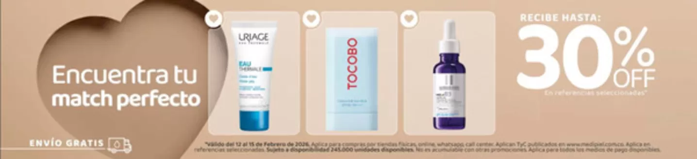 Catálogo MediPiel | Descuentos Hasta 30% DTO | 2026-02-12T00:00:00.000Z - 2026-02-15T00:00:00.000Z