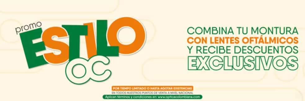 Catálogo Óptica Colombiana en Bello | Promo Estilo | 2026-02-13T00:00:00.000Z - 2026-02-14T00:00:00.000Z