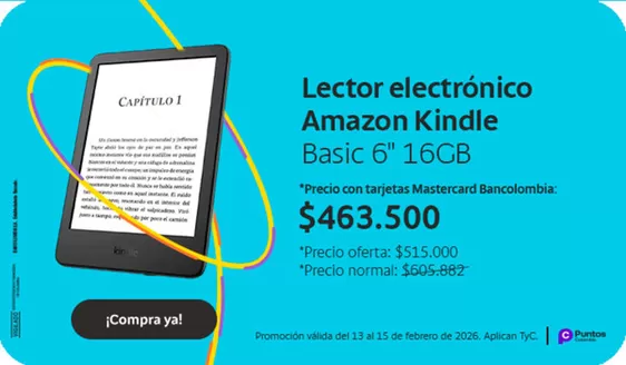 Catálogo Bancolombia en Plato | Excelente oferta para cazadores de gangas | 2026-02-13T00:00:00.000Z - 2026-02-15T00:00:00.000Z
