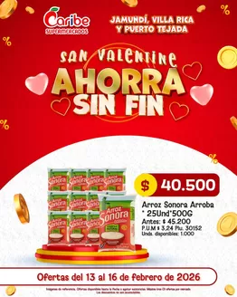 Catálogo Caribe Supermercados en Tuluá | Ofertas Caribe Supermercados | 2026-02-13T00:00:00.000Z - 2026-02-16T00:00:00.000Z