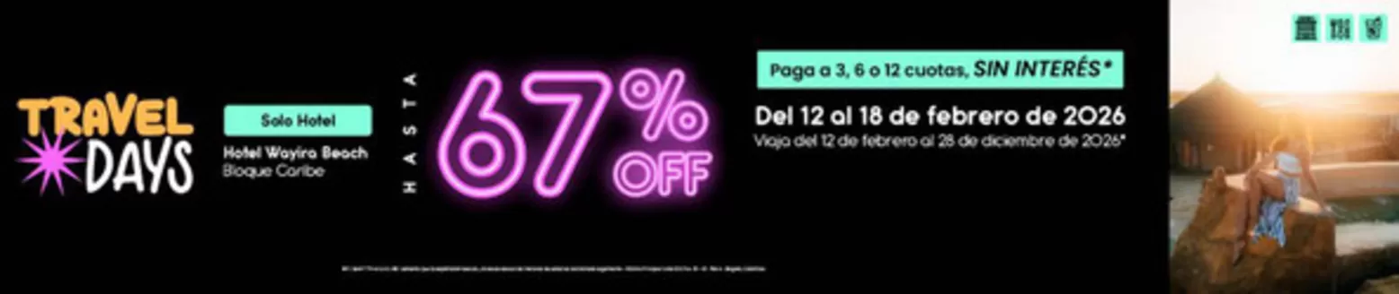Catálogo On Vacation | Trave Days Hasta 67% OFF - 64% OFF | 2026-02-13T00:00:00.000Z - 2026-02-18T00:00:00.000Z