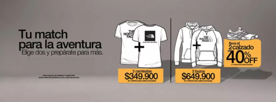 Catálogo The North Face en Pereira | Ofertas Especiales  | 2026-02-13T00:00:00.000Z - 2026-02-22T00:00:00.000Z