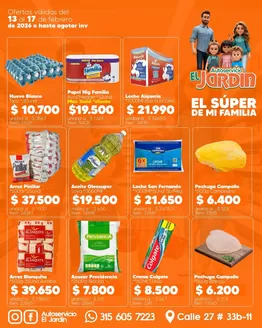 Catálogo Autoservicio El Jardín en Plato | Ofertas Autoservicio El Jardín | 2026-02-13T00:00:00.000Z - 2026-02-17T00:00:00.000Z
