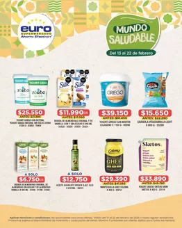 Catálogo Euro Supermercados en Leticia | Grandes descuentos en productos seleccionados | 2026-02-13T00:00:00.000Z - 2026-02-22T00:00:00.000Z