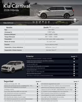 Catálogo KIA en Armenia | Kia suv-carnival | 2026-02-01T00:00:00.000Z - 2026-02-28T00:00:00.000Z