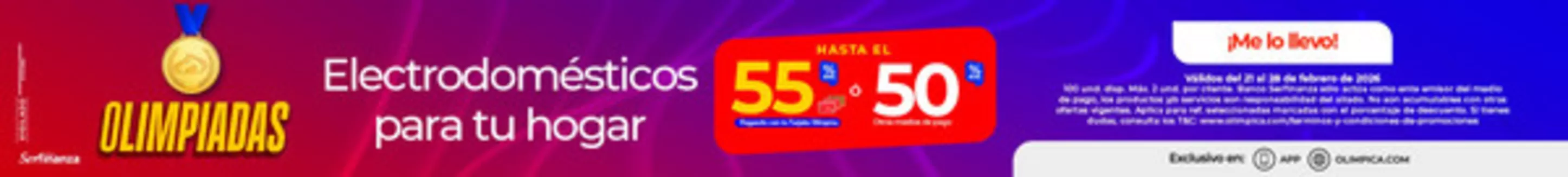Catálogo Olímpica | Ofertas exclusivas para nuestros clientes | 2026-02-21T00:00:00.000Z - 2026-02-28T00:00:00.000Z