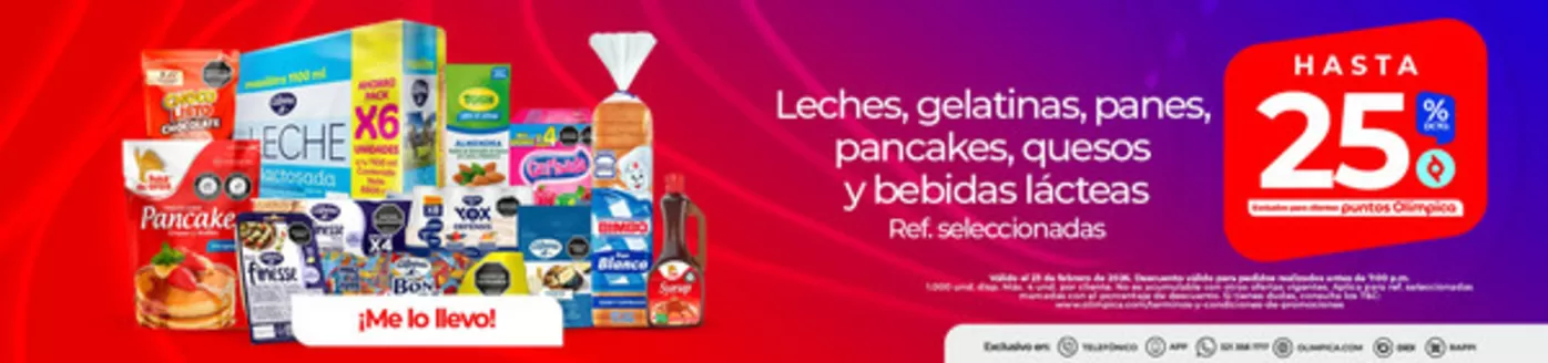 Catálogo Olímpica | Grandes descuentos en productos seleccionados | 2026-02-23T00:00:00.000Z - 2026-02-23T00:00:00.000Z