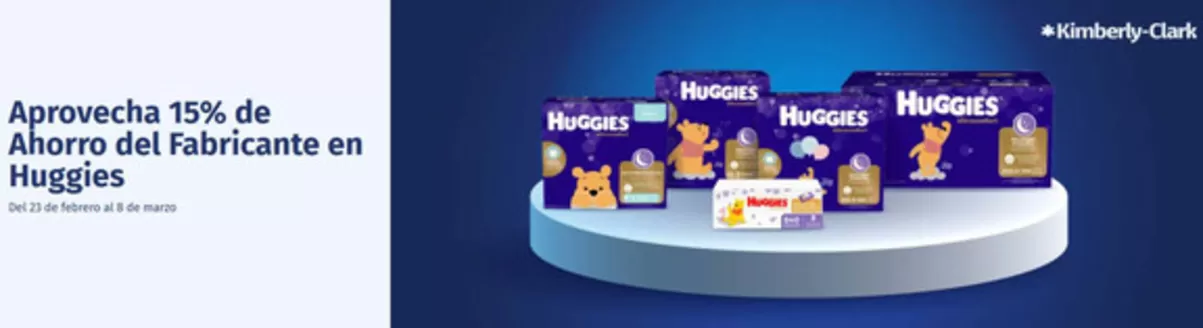 Catálogo PriceSmart | Aprovecha 15% de Ahorro del Fabricante en Huggies | 2026-02-24T00:00:00.000Z - 2026-03-08T00:00:00.000Z