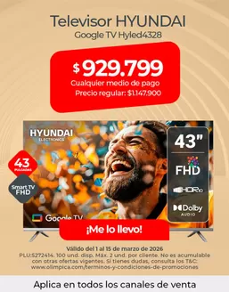 Catálogo Olímpica | Gangas y ofertas actuales | 2026-03-01T00:00:00.000Z - 2026-03-15T00:00:00.000Z