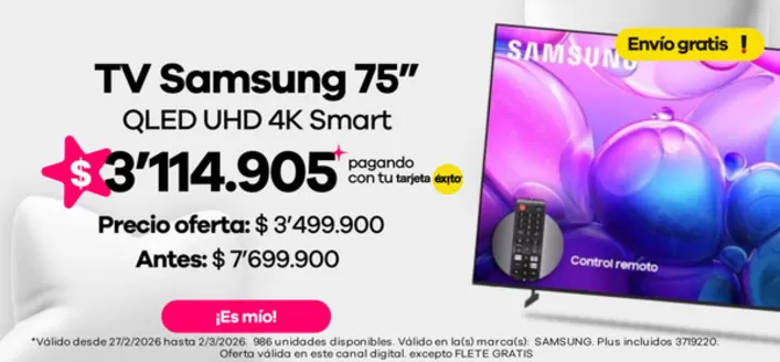 Catálogo Éxito | Ofertas exclusivas para nuestros clientes | 2026-02-27T00:00:00.000Z - 2026-03-02T00:00:00.000Z