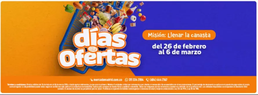 Catálogo Mercado Madrid en Ciénaga de Oro | Dias de Ofertas  | 2026-03-02T00:00:00.000Z - 2026-03-06T00:00:00.000Z