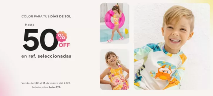 Catálogo Offcorss | 50% OFF Color para tus Dias de Sol | 2026-03-02T00:00:00.000Z - 2026-03-15T00:00:00.000Z