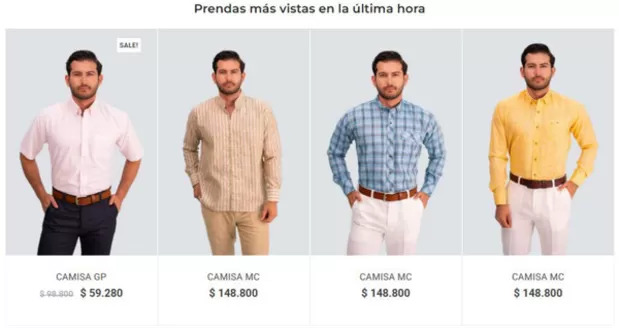 Catálogo Gino Passcalli en Puente Aranda | Prendas más vistas en la última hora | 2026-03-02T00:00:00.000Z - 2026-03-16T00:00:00.000Z