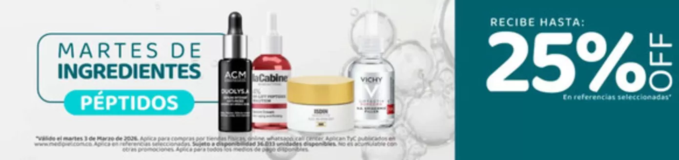 Catálogo MediPiel en Medellín | Hasta 25% OFF | 2026-03-03T00:00:00.000Z - 2026-03-04T00:00:00.000Z
